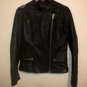 Scotch & Soda motorcycle leather jacket